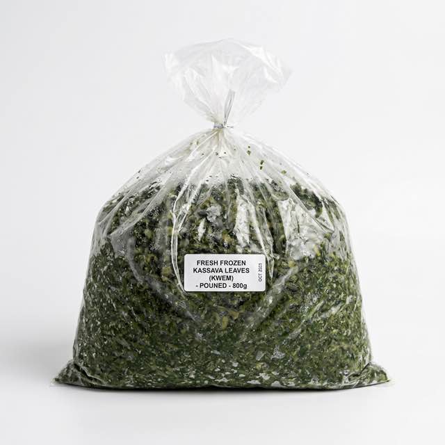 Kwem frais pilé et congelé